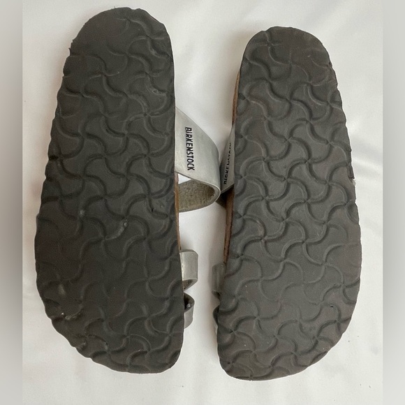 Birkenstock Metallic Leather Sandals - Picture 4 of 5